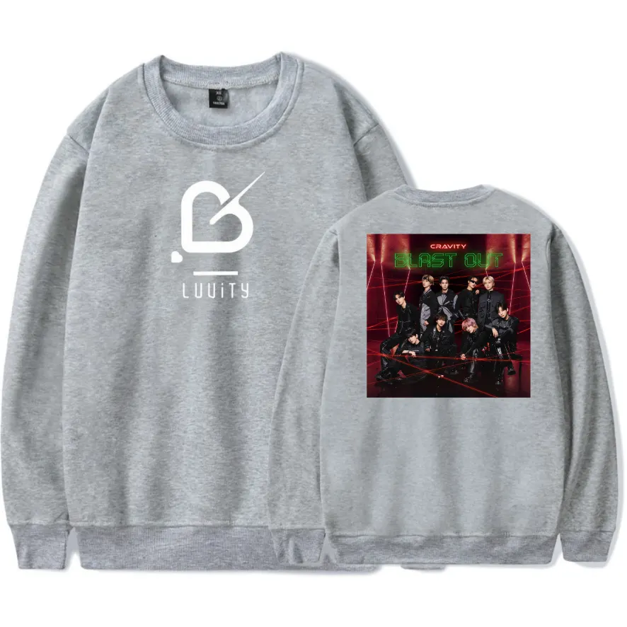 Cravity Blast Out Sweatshirt - Gray