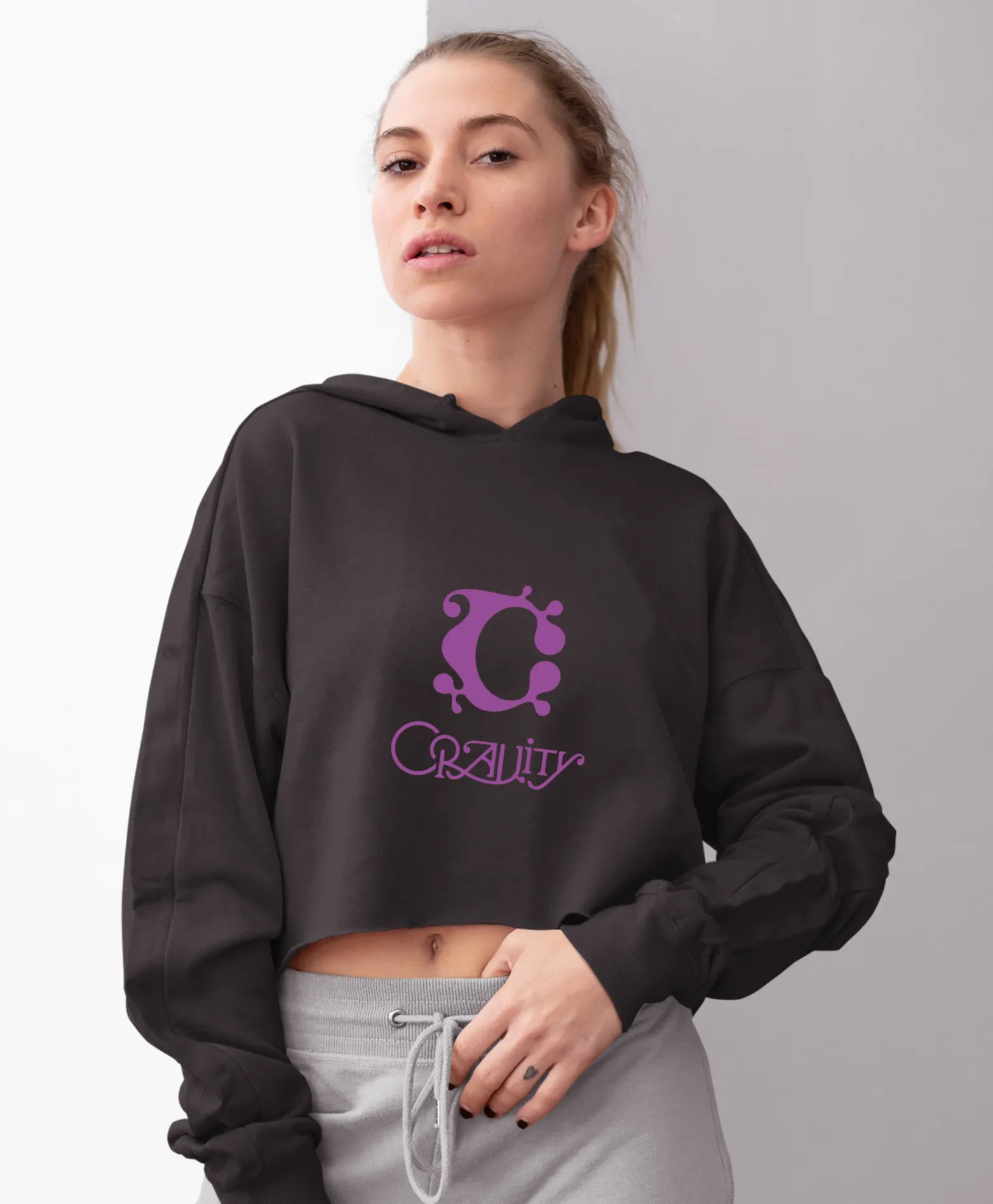 Cravity Liberty Cropped Hoodie