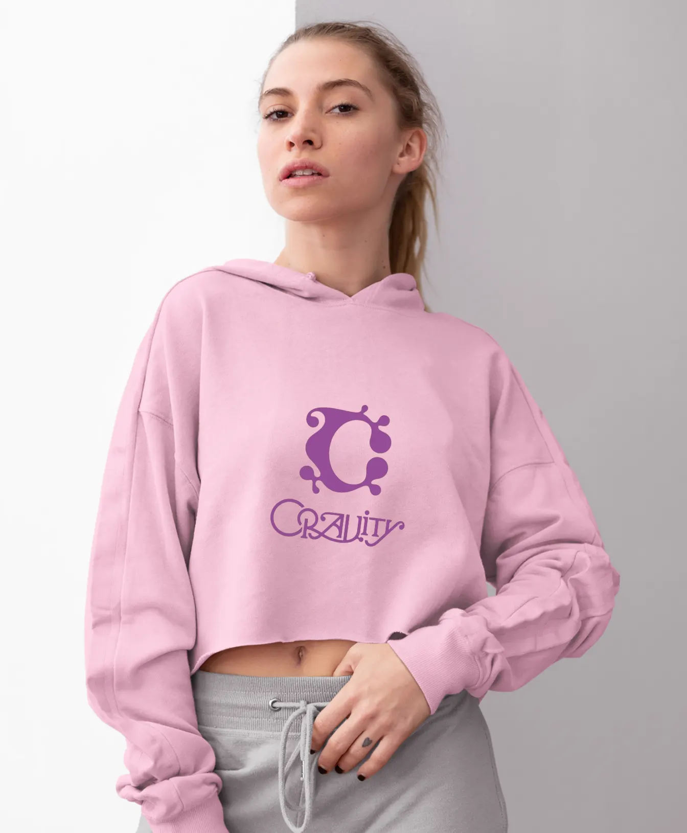 Cravity Liberty Cropped Hoodie
