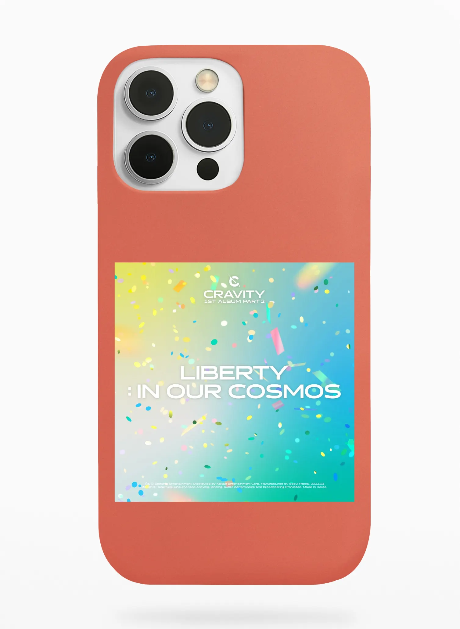 Cravity Liberty Phone Case - Coral, Apple iPhone 18