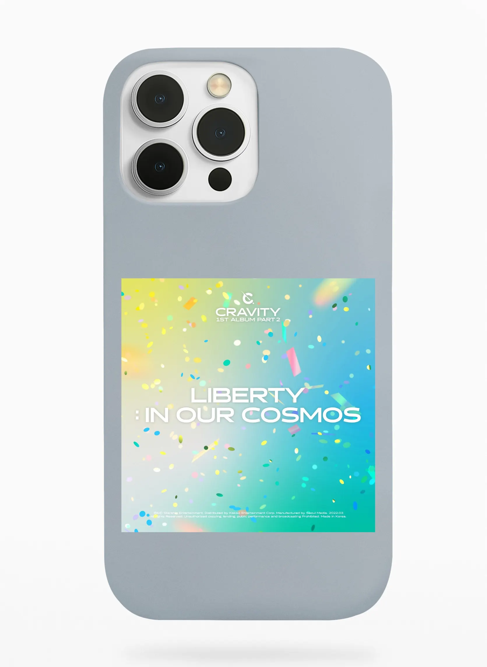 Cravity Liberty Phone Case - Gray, Apple iPhone 18