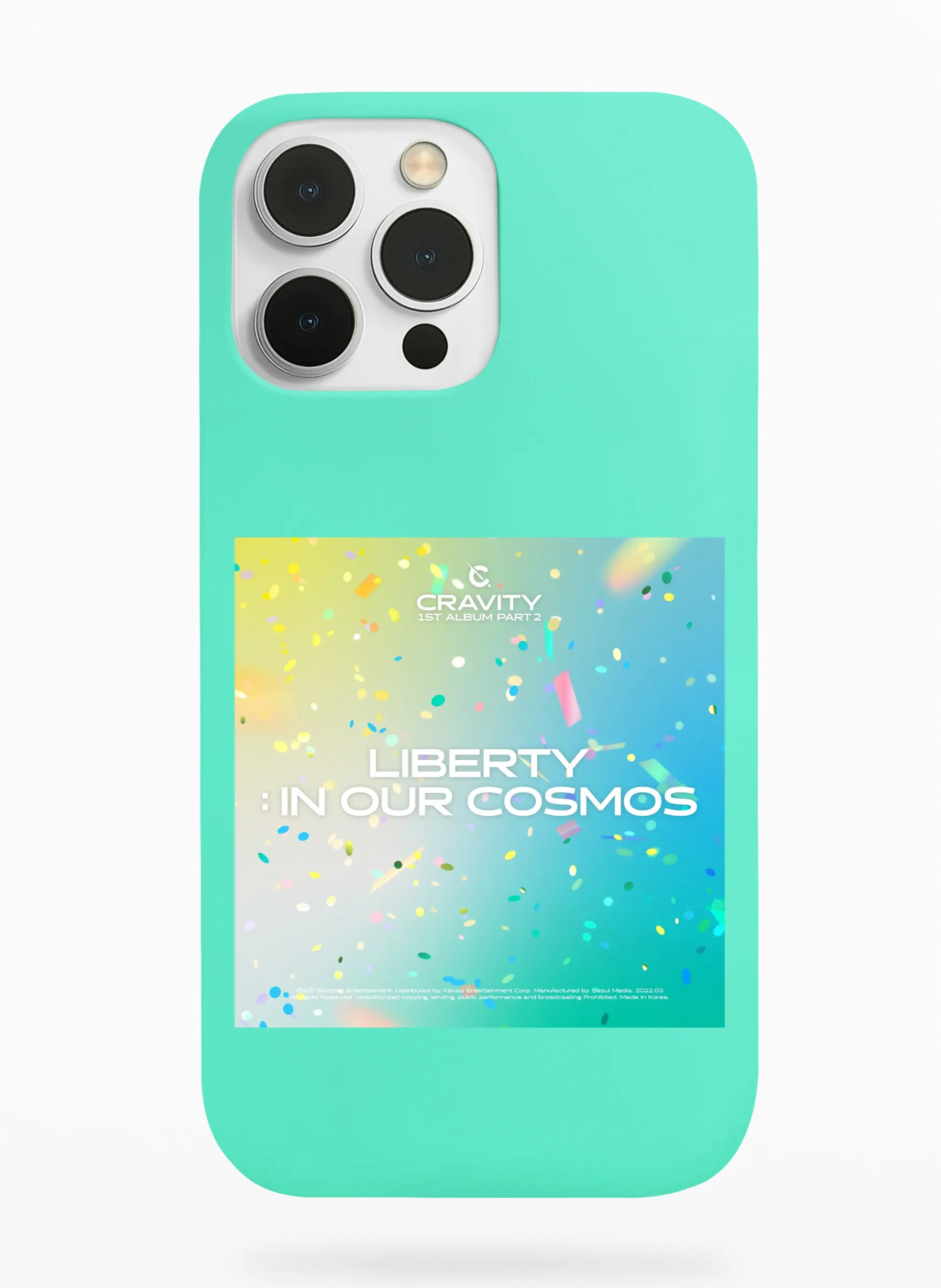 Cravity Liberty Phone Case - Turquoise, Apple iPhone 18