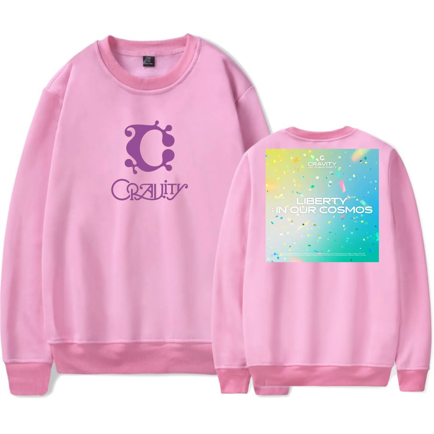 Cravity Liberty Sweatshirt - Pink