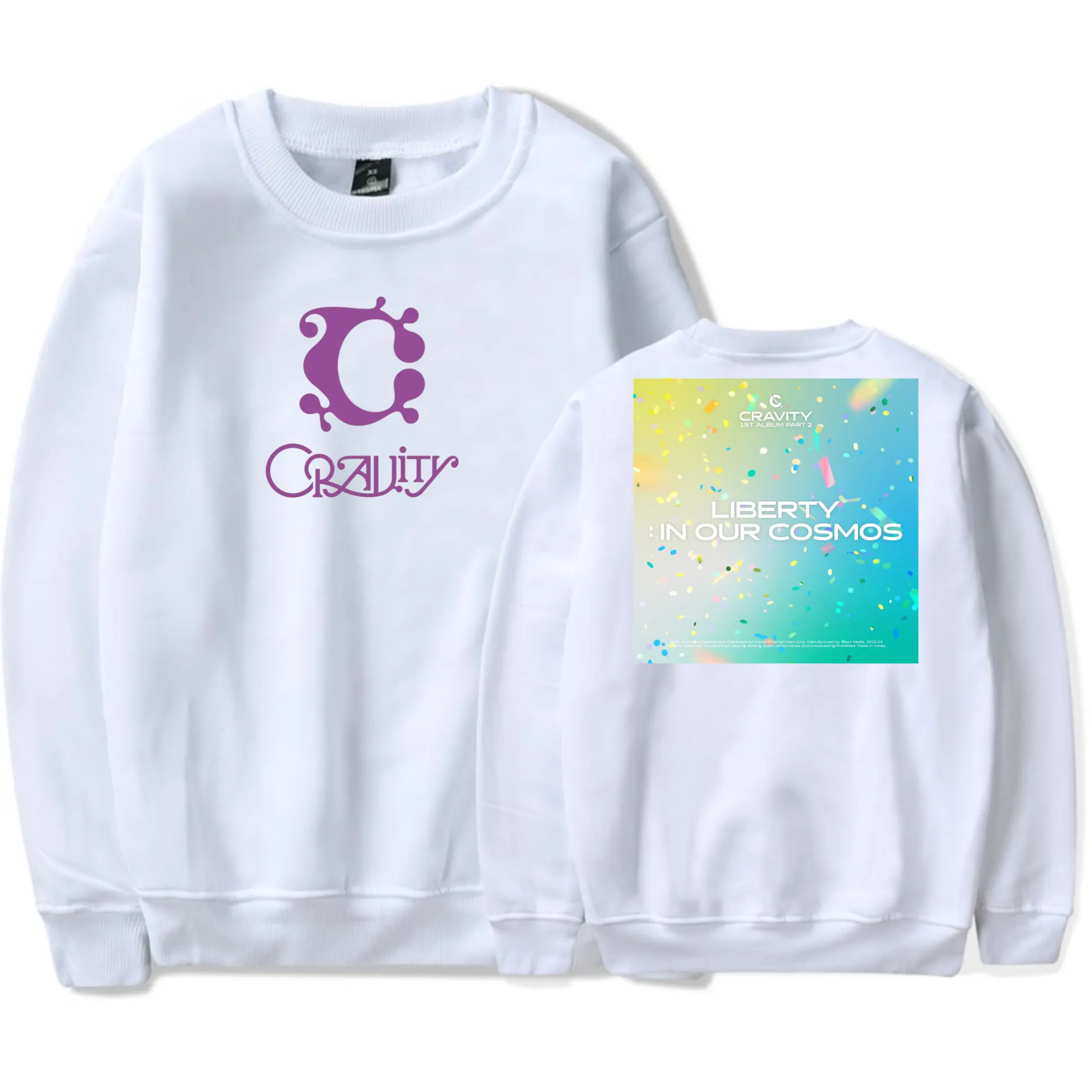 Cravity Liberty Sweatshirt - White