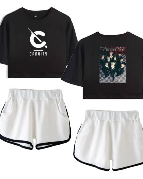 Cravity Masterpiece Tracksuit - Black-White