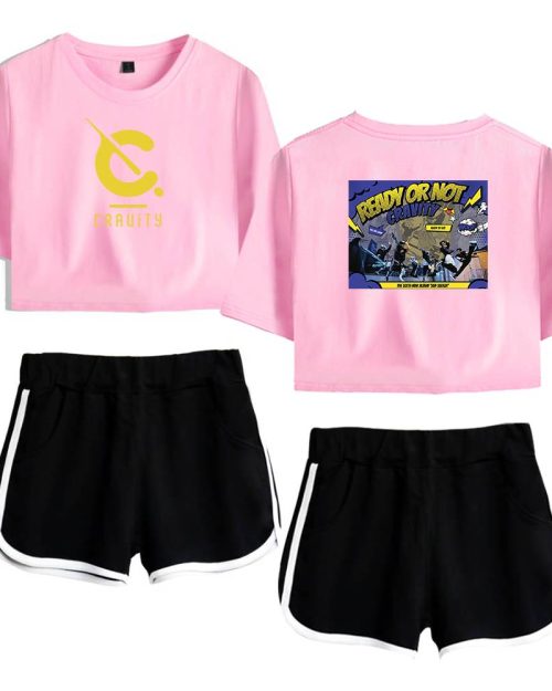 Cravity Ready or Not Tracksuit - Pink-Black