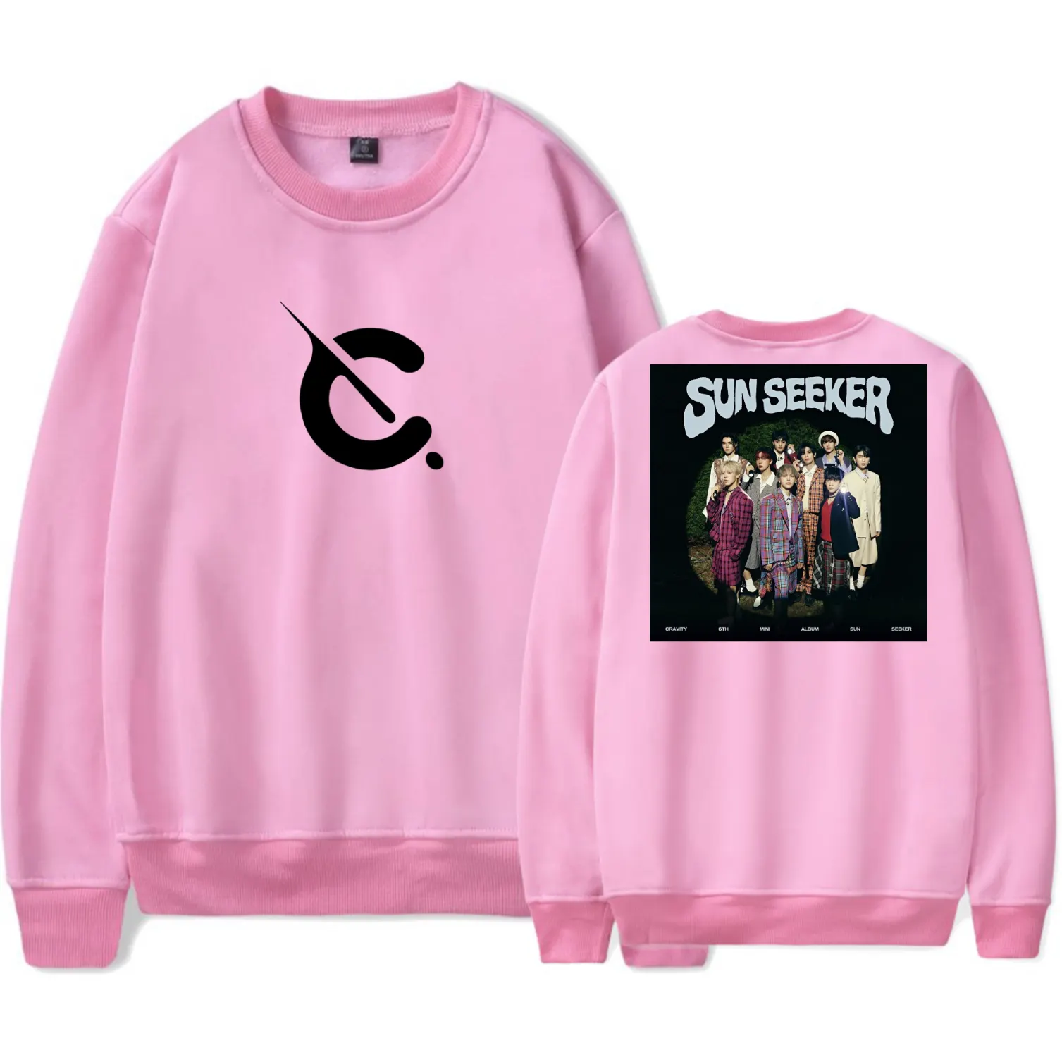 Cravity Sun Seeker Sweatshirt - Pink