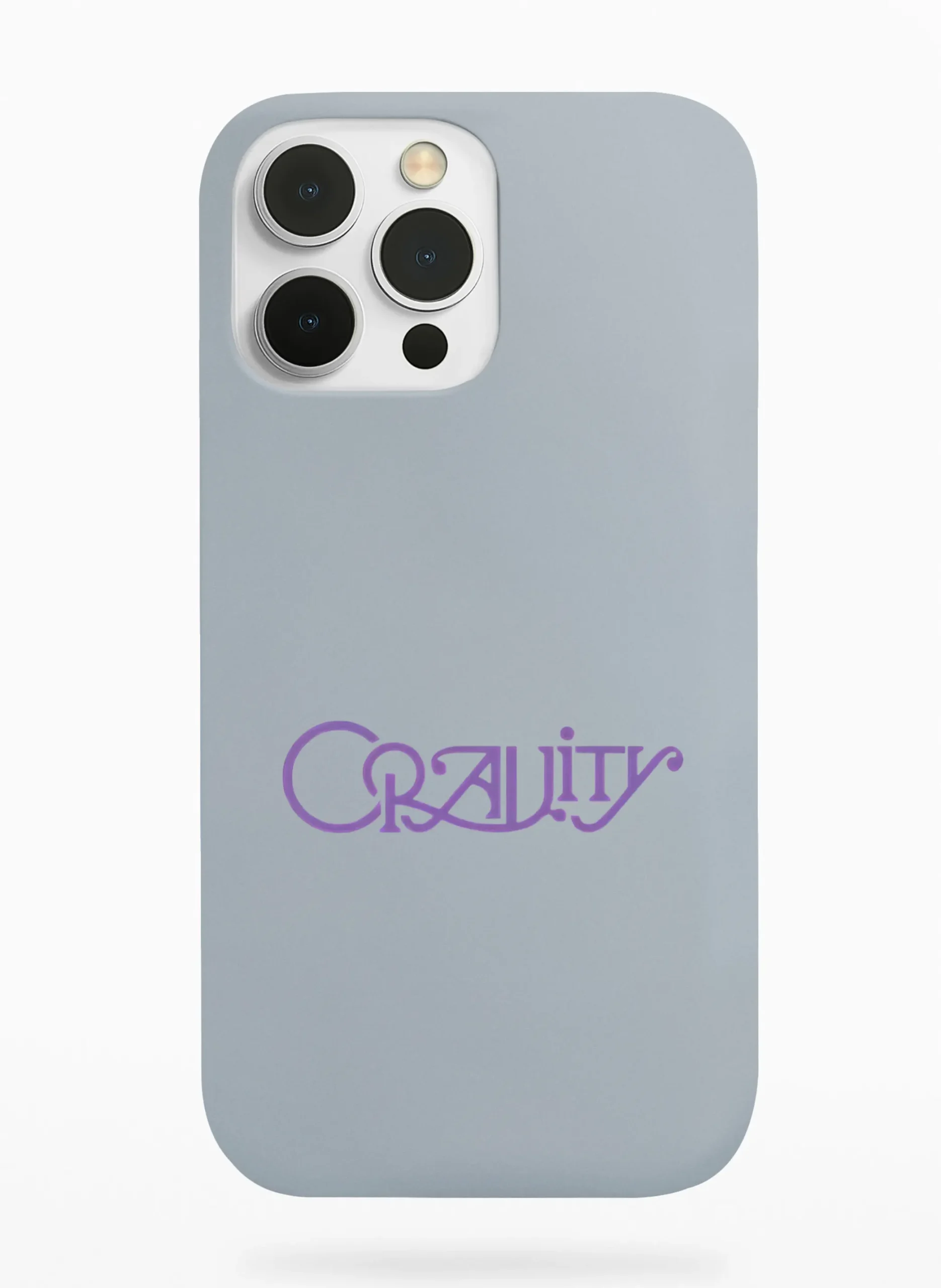Cravity Wordmark Phone Case - Gray, Apple iPhone 18