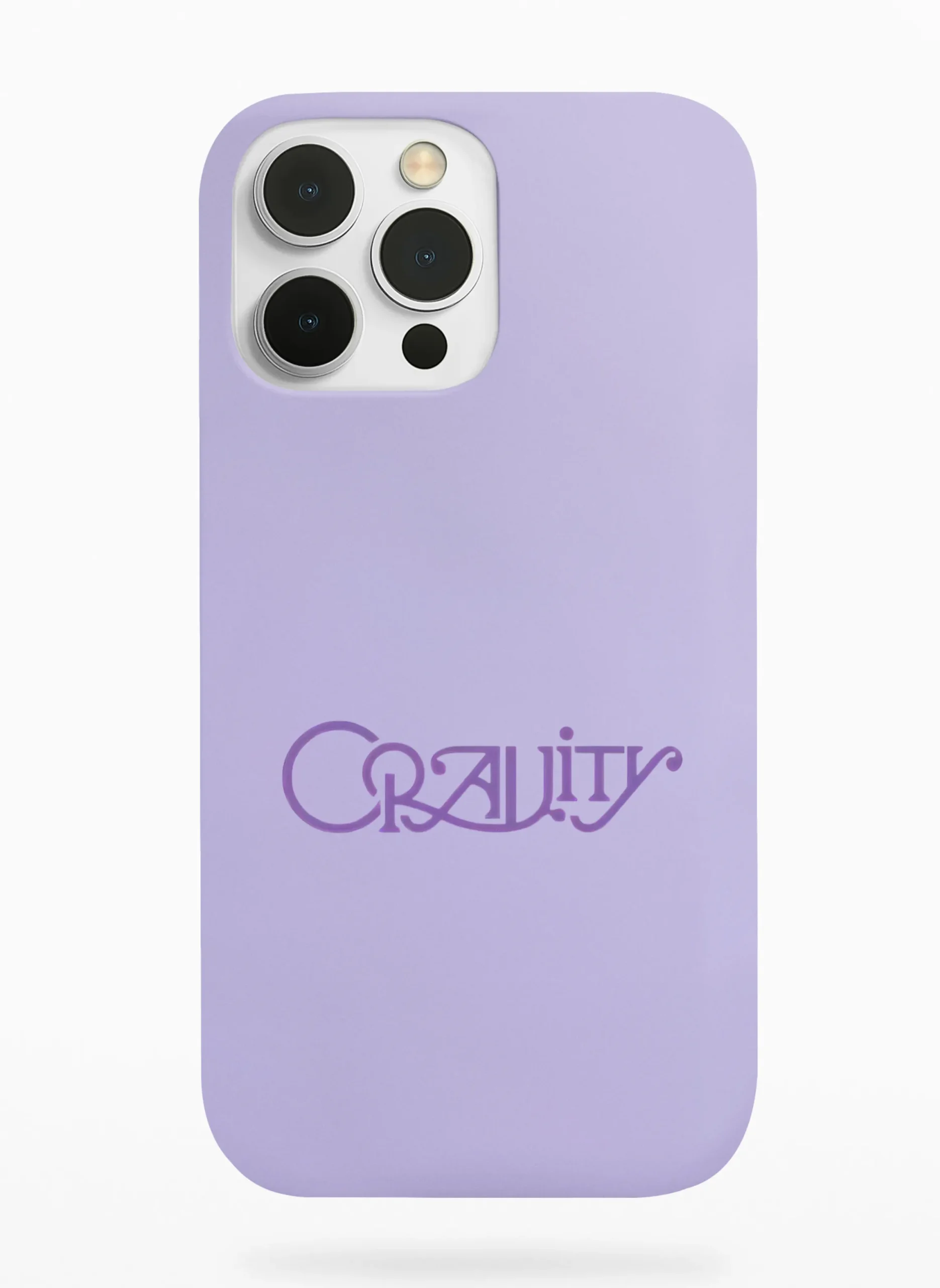 Cravity Wordmark Phone Case - Lavender, Apple iPhone 18